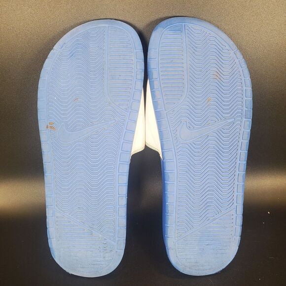 Nike Red White Blue Benassi Sports Slides Sandals Men’s Size 8 - Picture 2 of 3